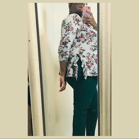 2X TERRA & SKY Side Split Sweater (plus size) - Picture 5 of 9